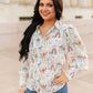 ROPING COWBOY IVORY LS TOP