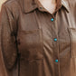 LEATHER LUX CHOCOLATE LS
