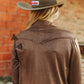 LEATHER LUX CHOCOLATE LS