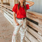 WESTERN MR BARREL CREAM JEAN