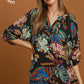 BOHO PAISLEY BLACK TOP