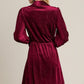 VELVET SHIMMER LS DRESS