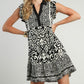 Umgee Mixed Print Dress