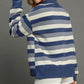 DENIM STRIPE LS TOP