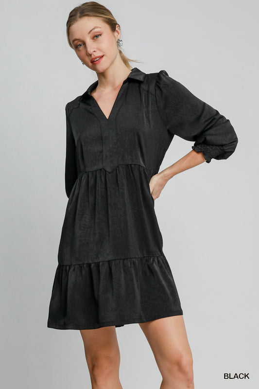 LITTLE BLACK SILK DRESS