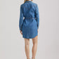 WM DENIM SNAP LS DRESS