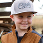 BOYS GREY TRUCKER CAP