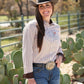 WOMENS MULTI STRIPE LS