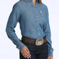 WOMEN CHAMBRAY LONG SLEEVE INDIGO