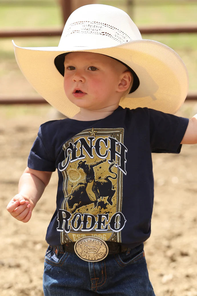 BABY/TODDLER/BOYS SS NAVY TEE