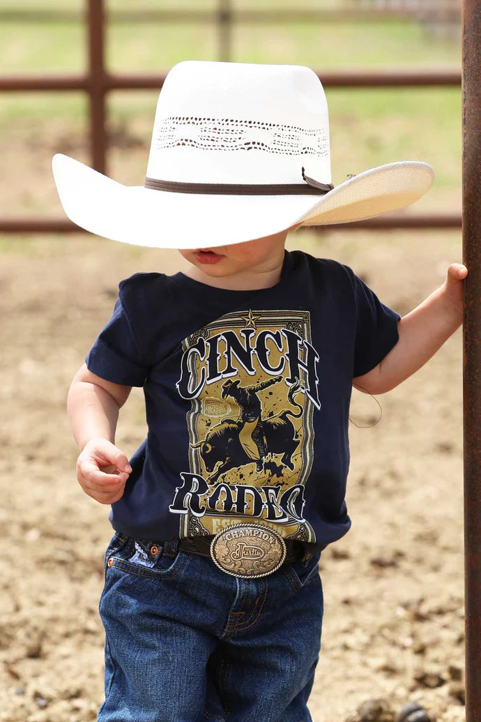 BABY/TODDLER/BOYS SS NAVY TEE