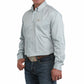 MENS STRIPE LONG SLEEVE LIGHT BLUE