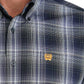 MNS SS NAVY PLAID
