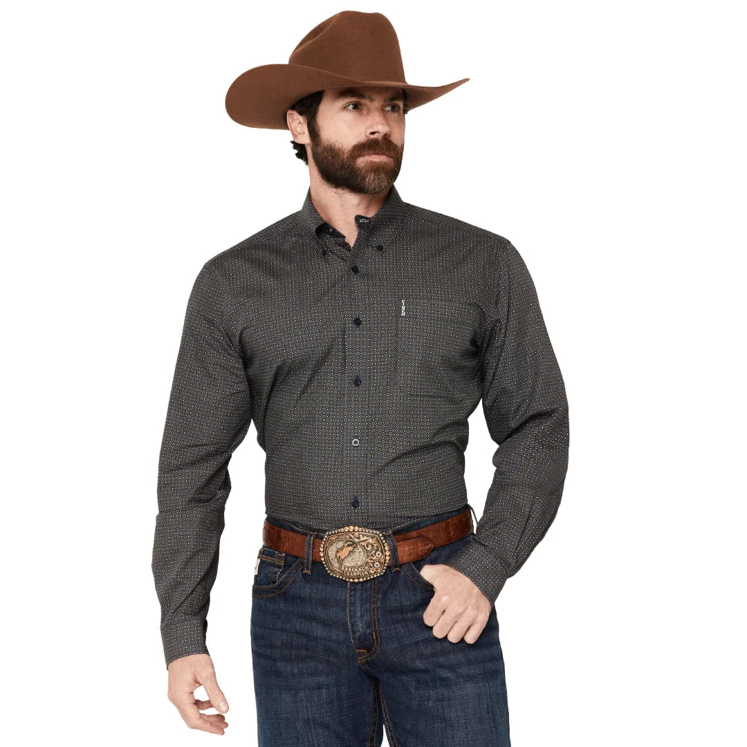 MENS MODERN FIT LONG SLEEVE NAVY