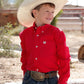 YOUTH SOLID RED LS