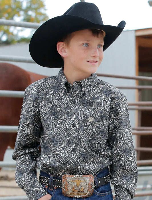 CINCH INFANT/TODDLER BLK PAISLEY