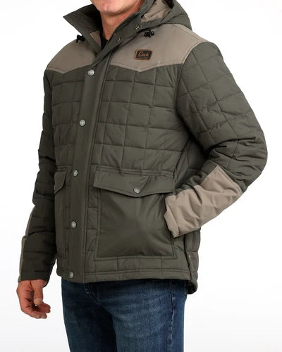 QUILTED GREEN BARN JACKET