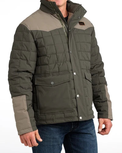 QUILTED GREEN BARN JACKET