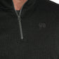MN BLK 1/4 ZIP