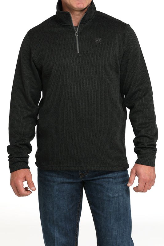 MN BLK 1/4 ZIP
