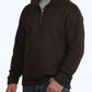 CINCH MN BRN 1/4 ZIP