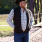 MNS BROWN SWEATER VEST