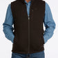MNS BROWN SWEATER VEST