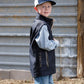 BOY NAVY BONDED VEST