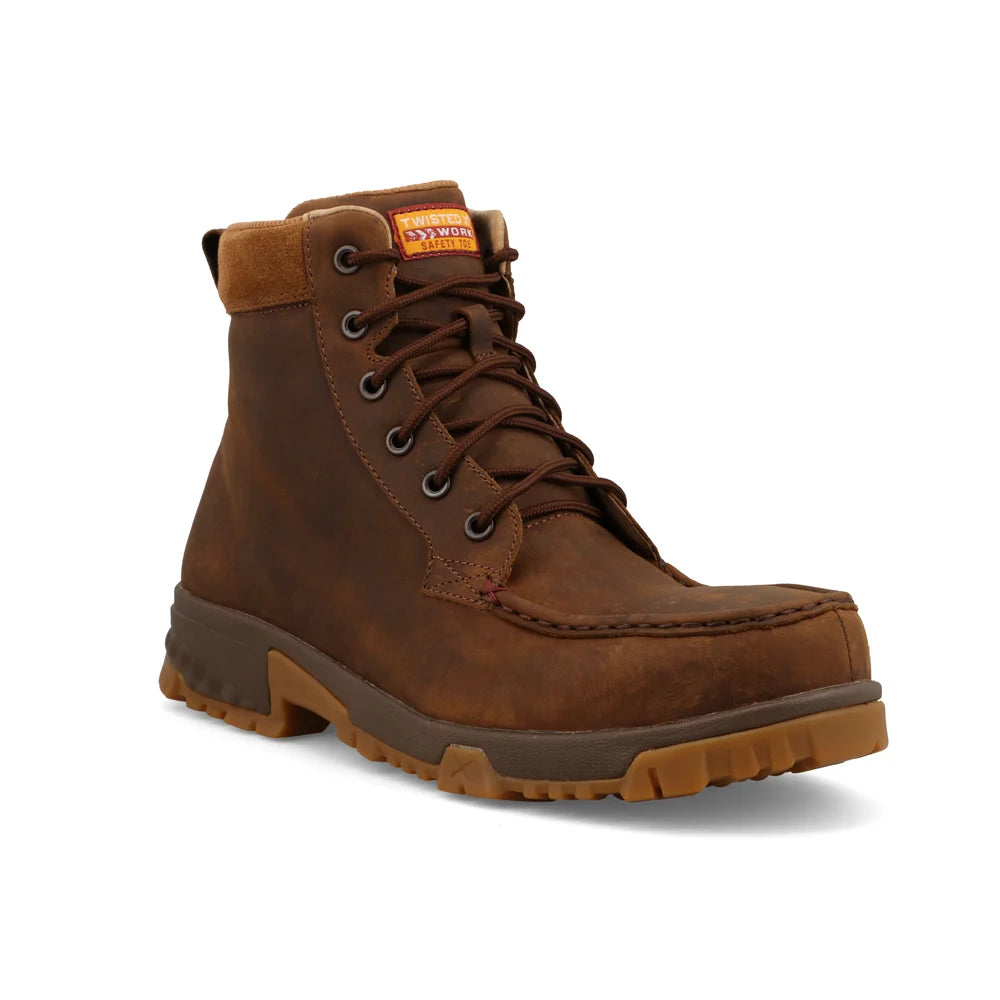 6"LACE WORK ZIP NANO COMPOSITE TOE BOOT