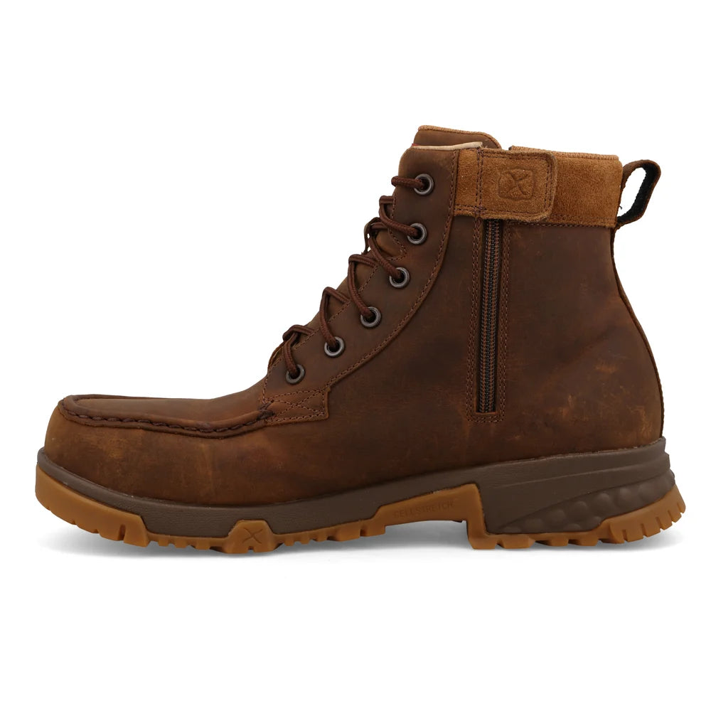 6"LACE WORK ZIP NANO COMPOSITE TOE BOOT