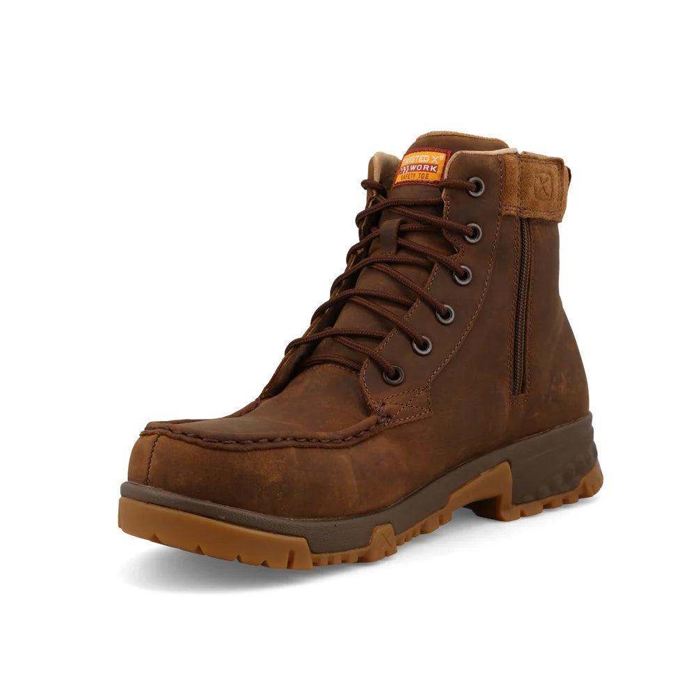 6"LACE WORK ZIP NANO COMPOSITE TOE BOOT