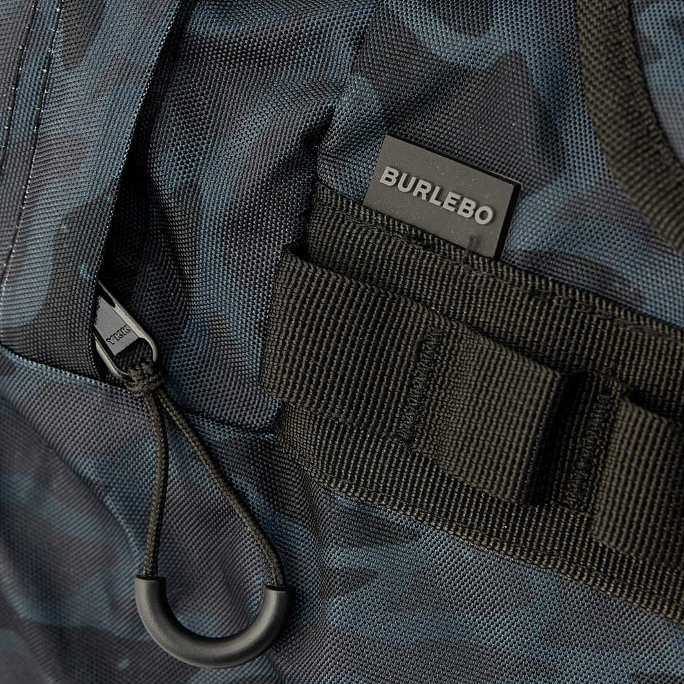 BLACK CAMO DUFFLE BAG