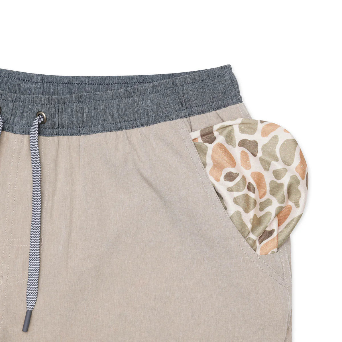 ATHLETIC SHORT 7" - HEATHER KHAKI