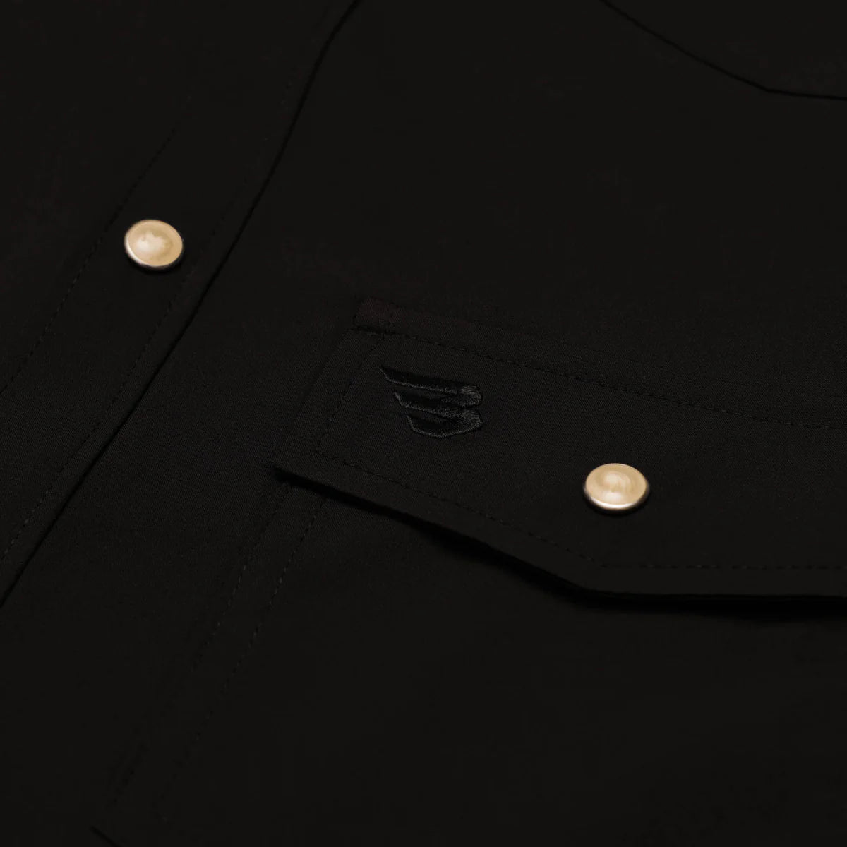 PERFORMANCE WESTERN SHIRT BLK