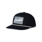 BURLEBO GREY PATCH CAP - BLACK
