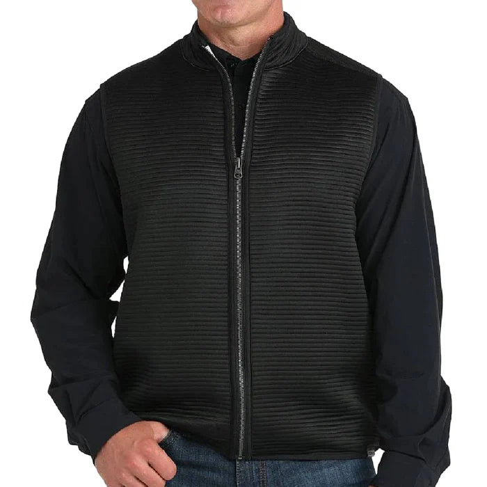 MN BLK REVERSIBLE VEST