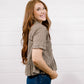 DIXIE BROWN SS TOP