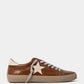 PAULA CAMEL CROCO SNEAKER