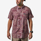 PERFORMANCE WESTERN SHIRT PAISLEY MAROON