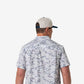 PERFROMANCE BUTTON UP WHITE CAMO
