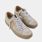 PAULA STERLING GLITTER GOLD SNEAKERS
