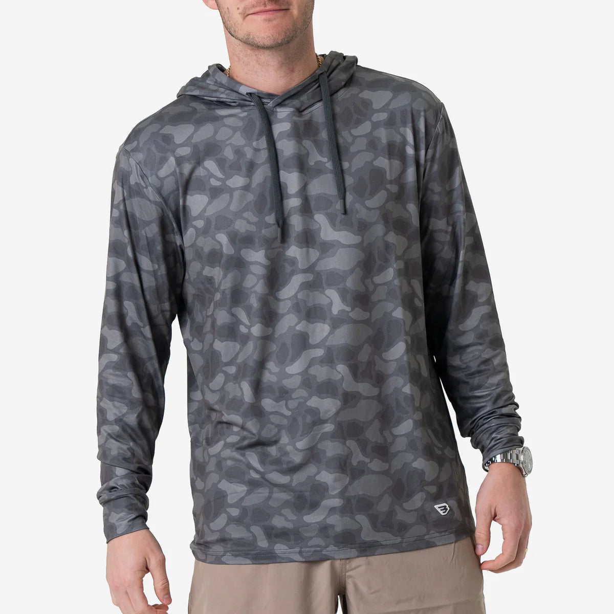 PERFORMANCE HOODIE - STONE CAMO