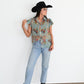 HOWDY FLUTTER SLEEVE BLOUSE