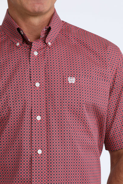 MNS PINK PRINT SS