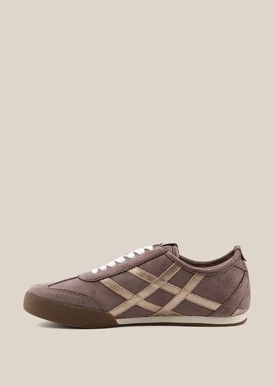 POLLY MINK-SEUDE SNEAKER