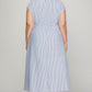 STRIPED BLUE POCKET DRESS