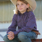CINCH BOYS PURPLE LS