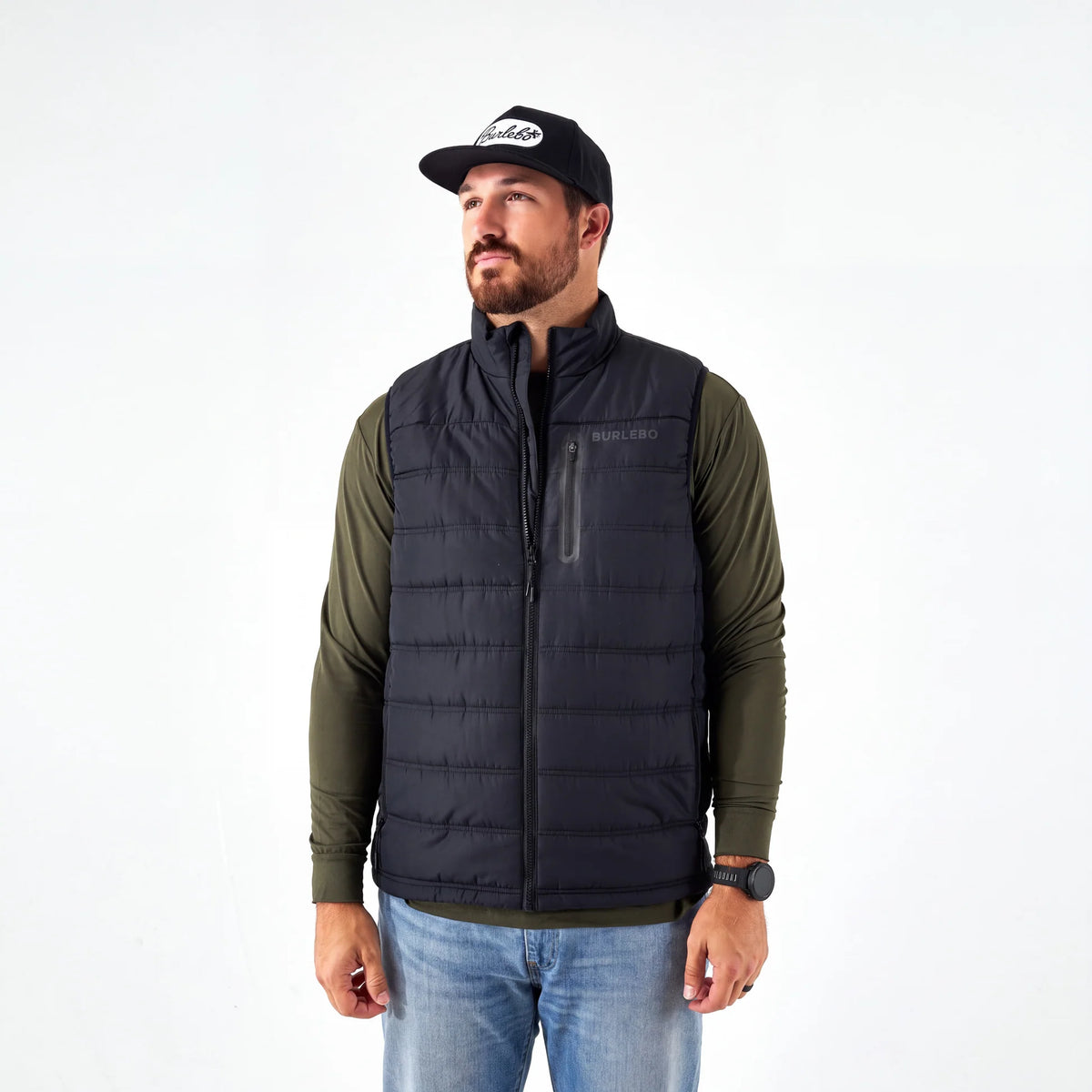 PUFFER VEST BLACK