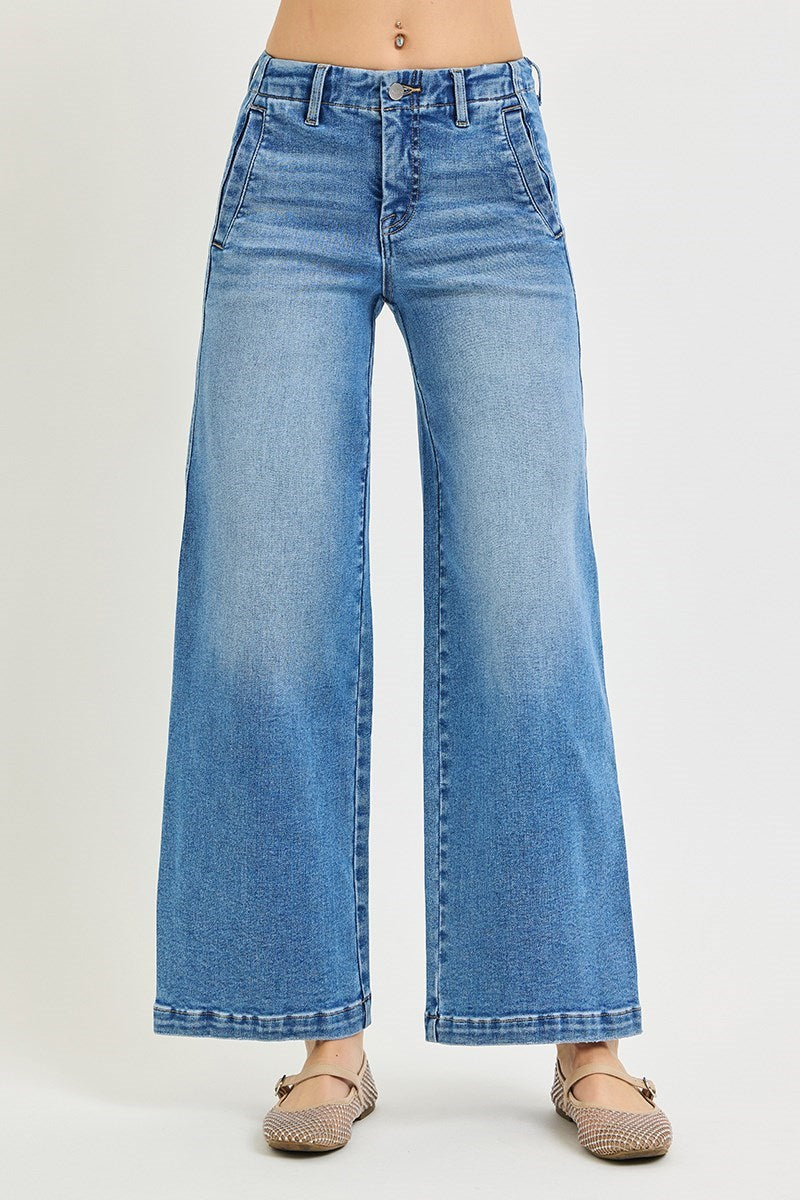 TUMMY CONTROL MID-RISE SEAM JEAN