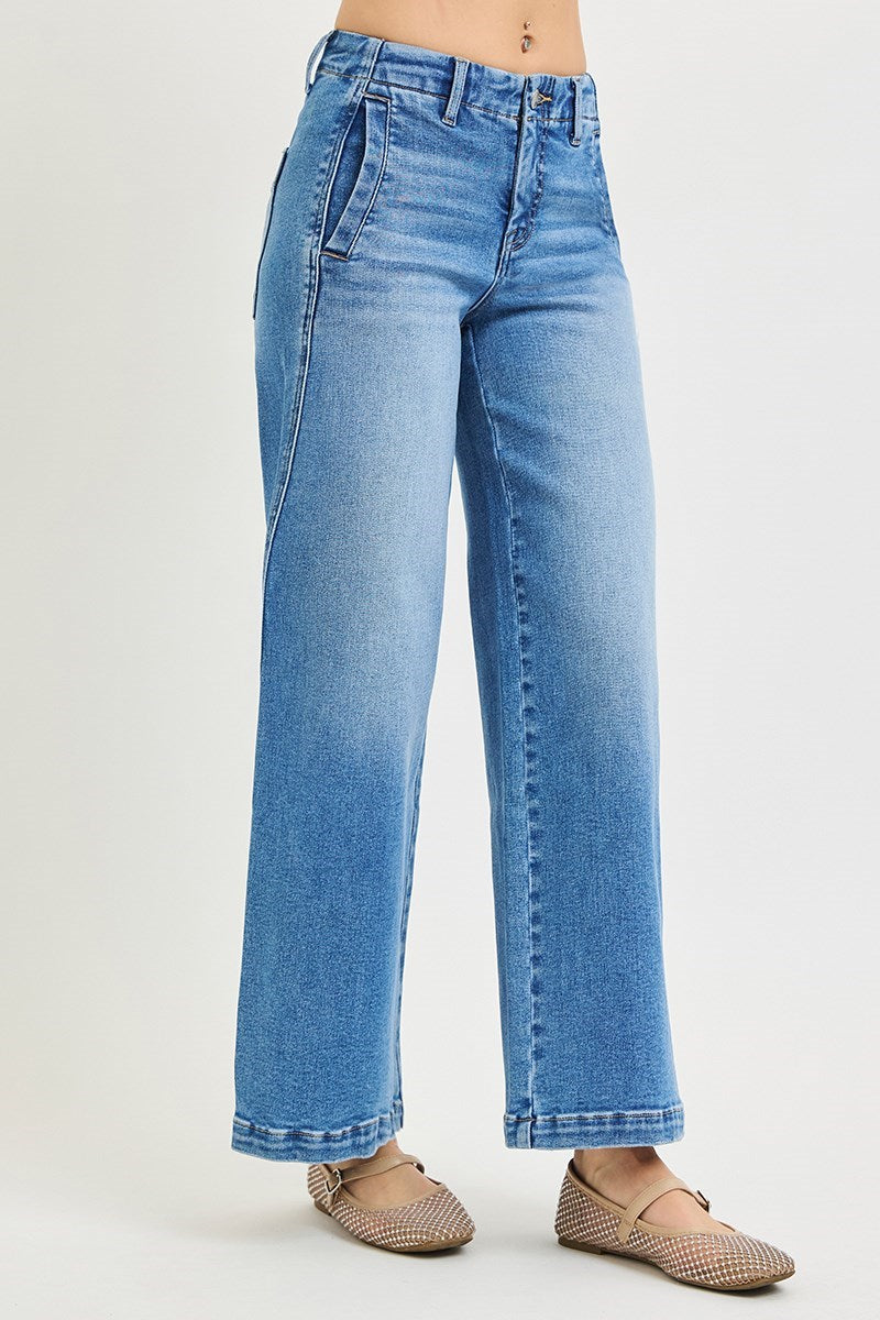 TUMMY CONTROL MID-RISE SEAM JEAN